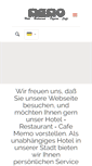 Mobile Screenshot of hotel-memo.de